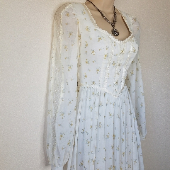 Gunne Sax by Jessica Vintage Maxi Prairie Dress - Picture 3 of 14